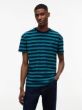 Multi Tommy Flag Stripe Jersey T-Shirt  Men