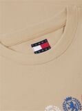 Beige Back Repeat Crest Logo Relaxed T-Shirt  Men