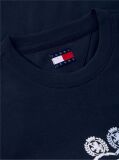 Blue Back Repeat Crest Logo Relaxed T-Shirt  Men