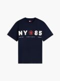 Blue Back Logo Relaxed Jersey T-Shirt  Men