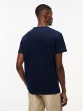 Blue Global Stripe Tape Peached Jersey T-Shirt  Men