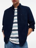 Blue Regular Fit Button-Down Corduroy Shirt  Men