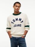 Beige Classic Logo Appliqué Jumper  Men