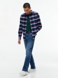 Multi Regular Fit Pattern Dobby Corduroy Shirt  Men