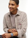 Brown Relaxed Fit Patch Pocket Corduroy Shirt  Men