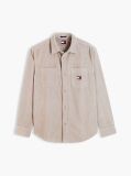Brown Relaxed Fit Patch Pocket Corduroy Shirt  Men