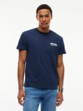 Blue Logo Jersey Crew Neck T-Shirt  Men