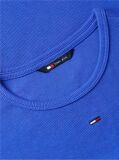 Blue Essential Slim Rib-Knit T-Shirt  Women