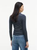 Multi Ribbed Slim Long Sleeve T-Shirt  Women