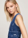 Denim Button-Through Denim Slim Fit Maxi Dress  Women