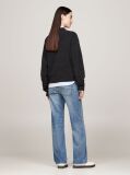Black Mélange Relaxed Jumper with Wool  Women