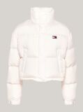 White Back Graphic Alaska Down Puffer Jacket  Women