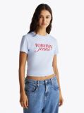 Blue Logo Slim T-Shirt  Women