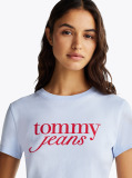 Blue Logo Slim T-Shirt  Women