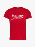 Red Logo Slim T-Shirt  Women