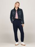 Denim Izzie Faded Padded Denim Trucker Jacket  Women