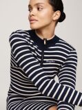 Multi Metallic Stripe Mini Jumper Dress  Women