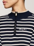 Multi Metallic Stripe Mini Jumper Dress  Women