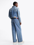 Denim Denim Slim Trucker Jacket  Women