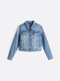 Denim Denim Slim Trucker Jacket  Women