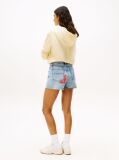 Denim Patchwork Slim Denim Shorts  Women