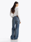 Denim Mia Faded Mid Rise Relaxed Jeans  Women