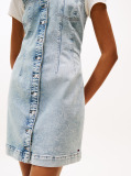 Denim V-Neck Slim Denim Mini Dress  Women