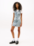 Denim V-Neck Slim Denim Mini Dress  Women