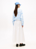 Beige Tiered Maxi Skirt  Women
