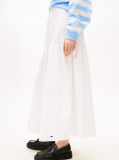 Beige Tiered Maxi Skirt  Women