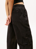 Black Loose Cargo Trousers  Women