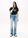Blue Regular Essential Logo Tee Extended  Women