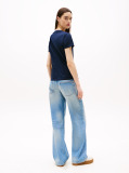 Blue Regular Essential Logo Tee Extended  Women