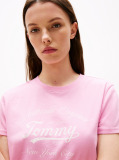 Pink Regular Essential Logo Tee Extended  Women