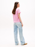 Pink Regular Essential Logo Tee Extended  Women