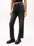 Denim High Rise Black Studded Jeans  Women