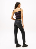 Denim High Rise Black Studded Jeans  Women