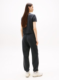 Black Regular Crest Flag Tee  Women