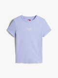 Blue Logo Jersey Slim T-Shirt  Women