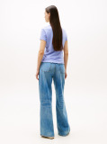 Blue Logo Jersey Slim T-Shirt  Women