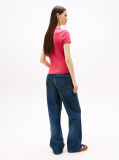 Pink Logo Jersey Slim T-Shirt  Women