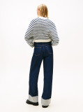 Multi Tommy Badge Boxy Jumper With Wool  Women