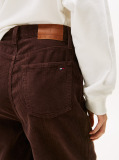 Brown Claire Corduroy High Rise Wide Leg Trousers  Women