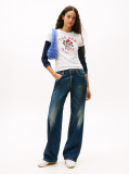 Grey Graphic Slim T-Shirt  Women