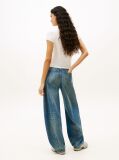 Beige Essential Slim Rib Logo T-Shirt  Women