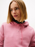 Pink Linear Logo Fleece Hoody  Women