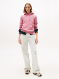 Pink Linear Logo Fleece Hoody  Women