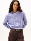 Purple Flag Cable Knit Relaxed Jumper  Women