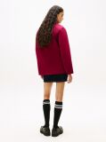 Pink Corduroy Collar Twill Utility Jacket  Women