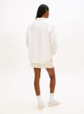 White Relaxed Fit Linen Blend Shirt  Women